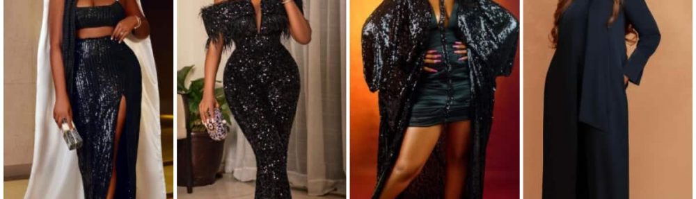 10 Nigerian Fashionista Celebrities Slay in glowing black Colour