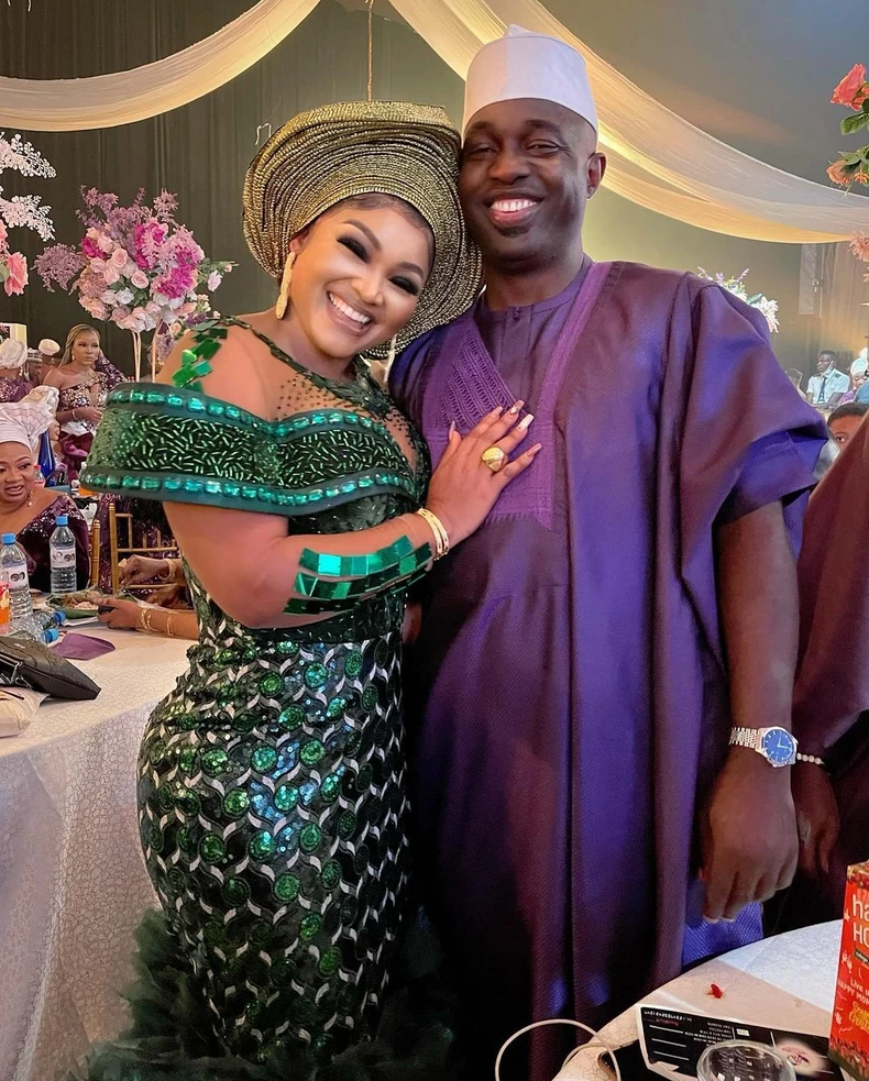 Mercy Aigbe shares video from her 'traditional wedding' to Kazim Adeoti (2)