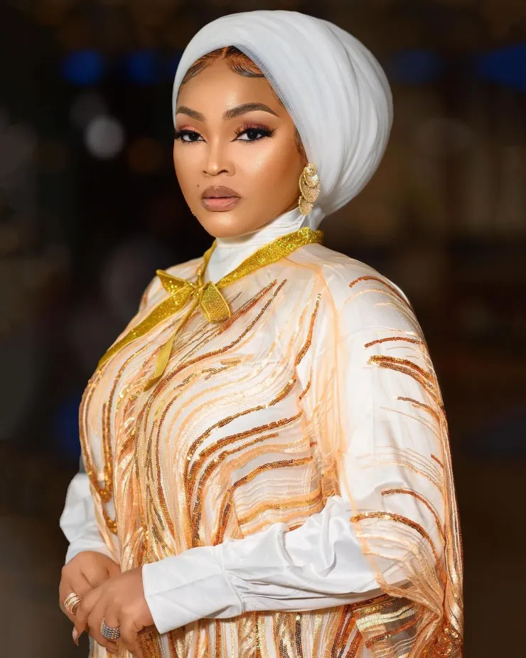 Fans welcome actress Mercy Aigbe to Islam as she reveals her Muslim name