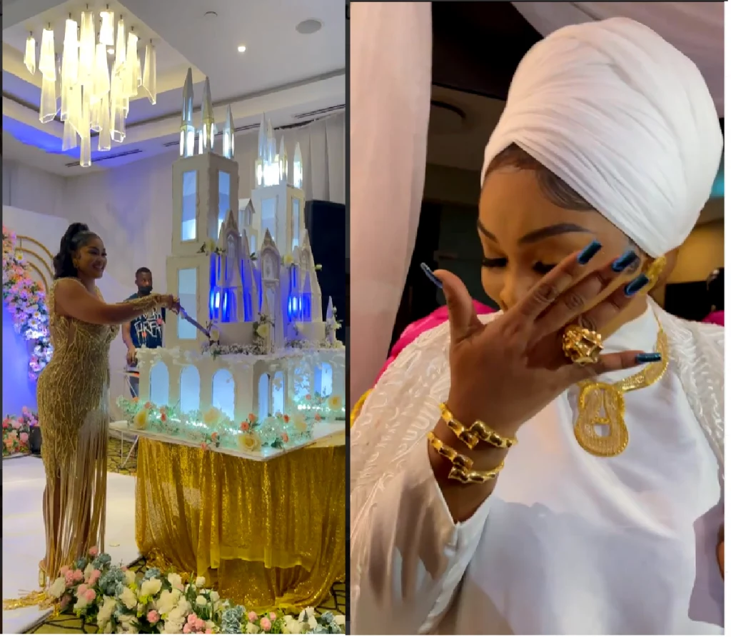 Mercy Aigbe in tears as friends throw her surprise birthday party