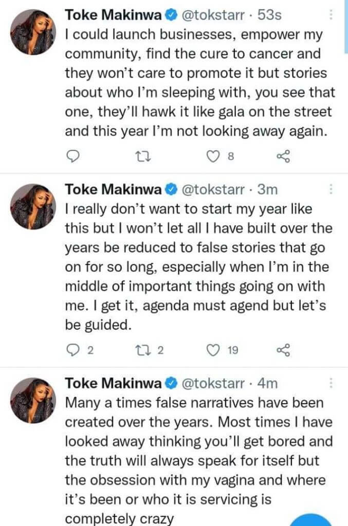 toke makinwa post lament (1)