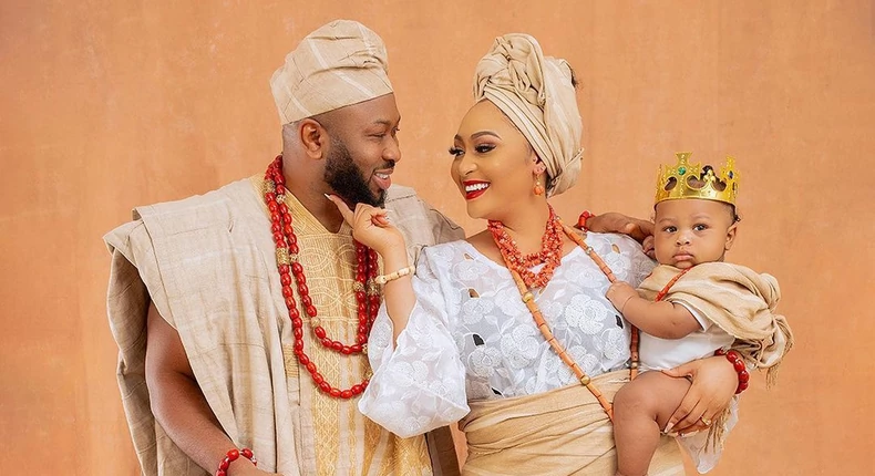 Churchill Olakunle defends Rosy Meurer after she was dragged for celebrating Tonto Dikeh's son on his birthday