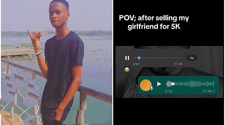 Nigerian Man that sold Girlfriend for N5k shares her Response
