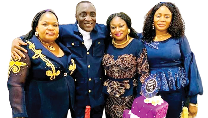 Prophet Joseph Apata and his three wives