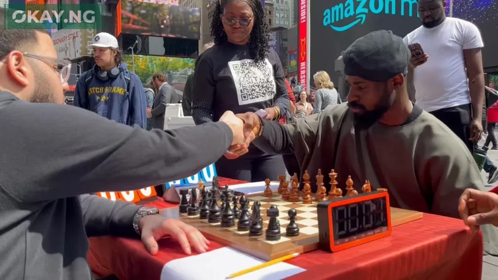 Guinness World Record: Davido Boosts Nigerian Chess Master Onakoya's Guinness World Record Bid in New York