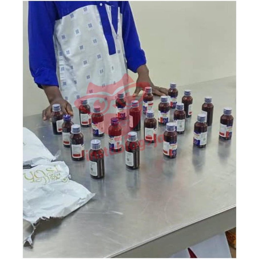 Two students studying abroad land in NDLEA custody after bottles of codine syrup were found in the luggage they picked for their bestie