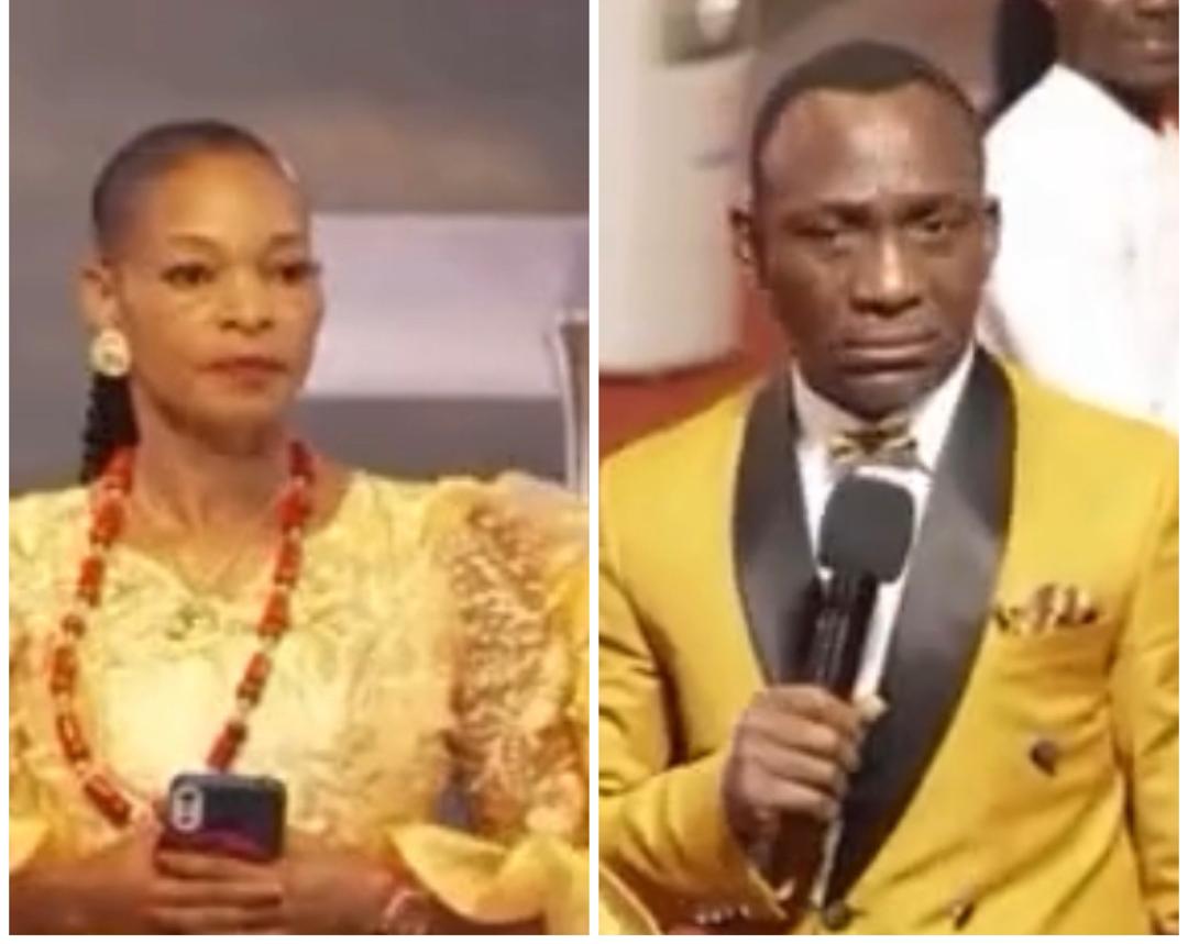 Viral video shows the moment Pastor Dr. Paul Enenche caught a woman ...