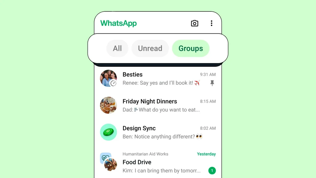 Mark Zuckerberg Unveils Exciting WhatsApp Chat Filter