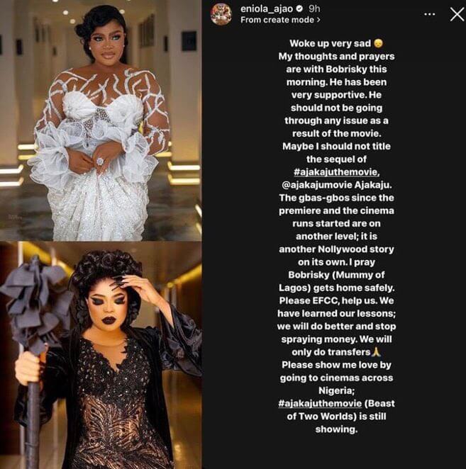 Eniola Ajao Expresses Sympathy as Bobrisky Receives 6-Month Jail Sentence Without Bail1