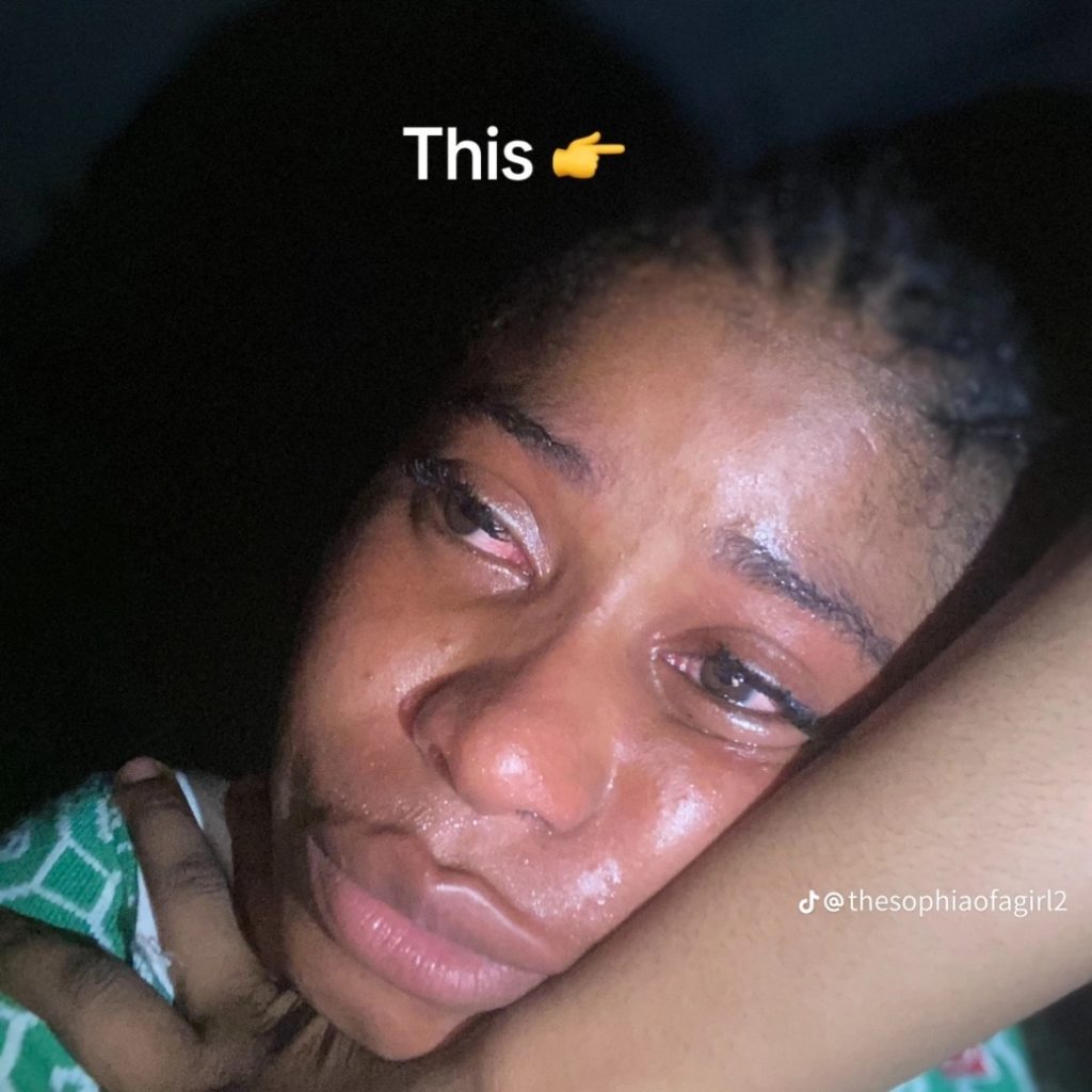 3-year relationship ends in tears lady cries