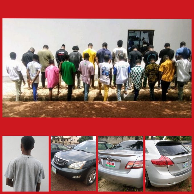 EFCC arrests 23 internet fraudsters in Enugu