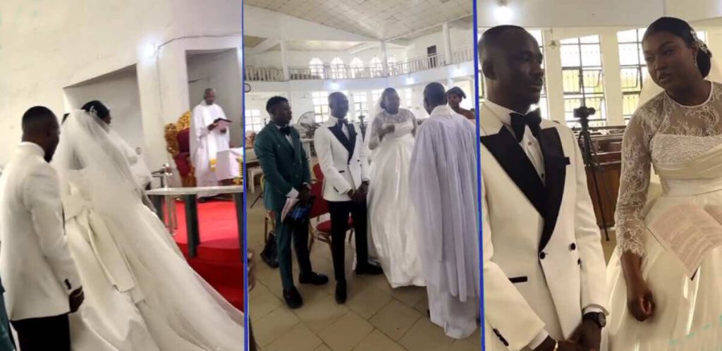 Nigerian Pastor Orders Bride To Remove Eyelashes At Wedding
