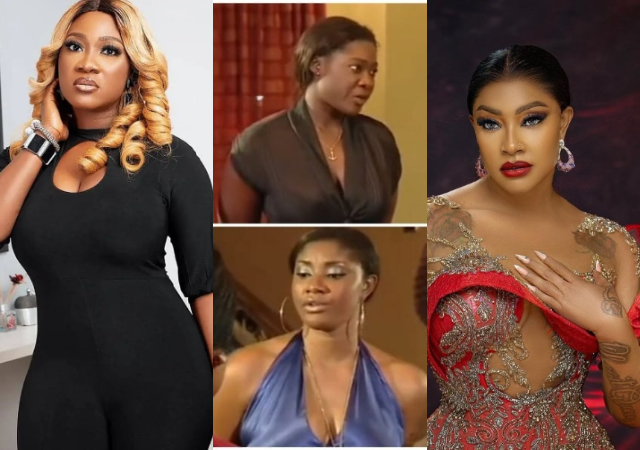 Mercy Johnson and Angela Okorie in heated clash