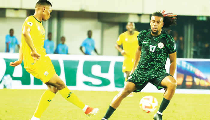 Boniface Benched as Moffi and Lookman Lead Super Eagles Against Benin