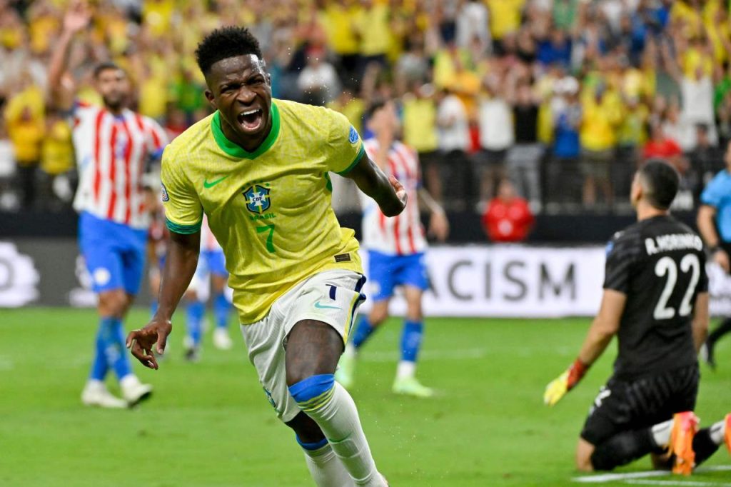 Vinicius Jr Shines as Brazil Triumph 4-1 over Paraguay in Copa America