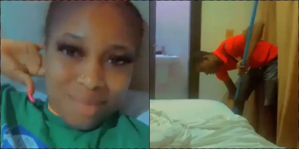 Outrage as lady shares her interaction with a young hotel cleaner