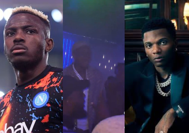 “Is he Not in Camp?” Reactions as Osimhen Vibes to Wizkid’s Song at Nightclub Amid World Cup Qualifiers