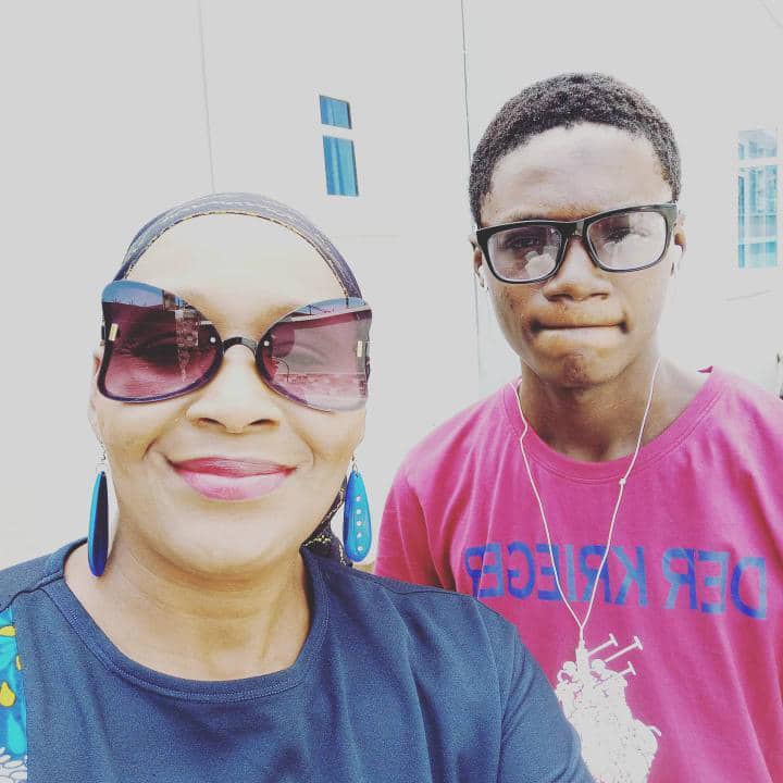 Kemi Olunloyo’s son, Rich KJT