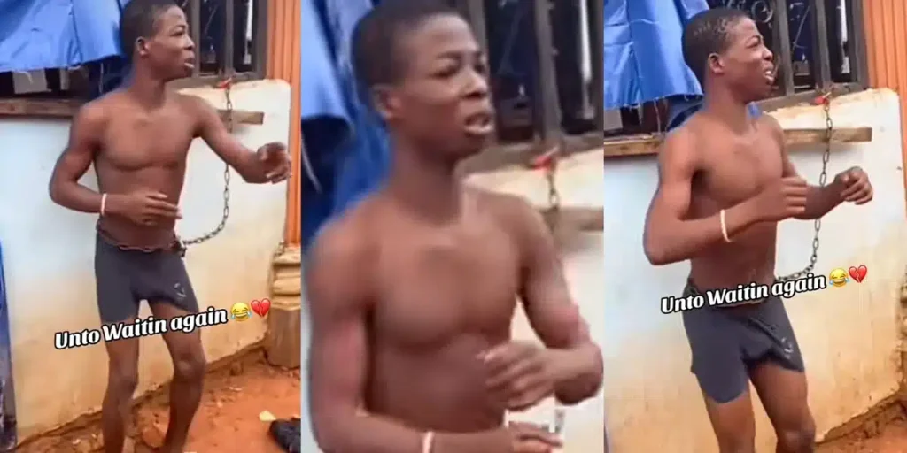 Thief Caught and Forced to Dance to Hit Songs While Chained in Viral Video