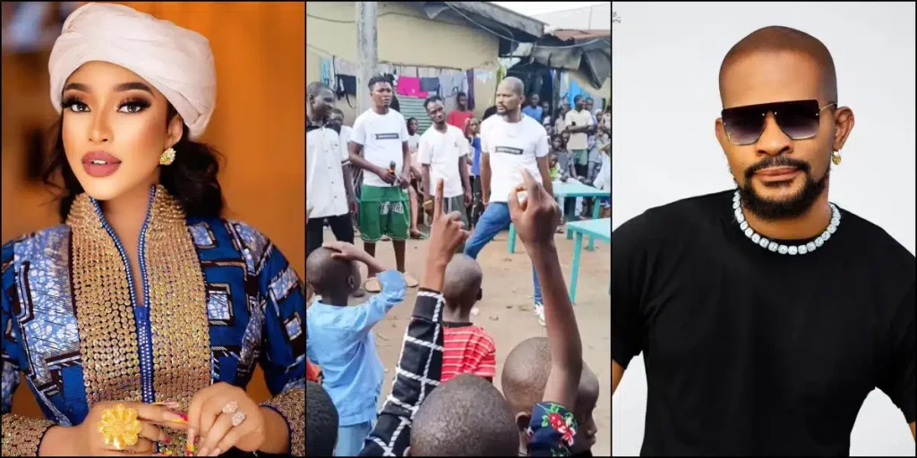 Tonto Dikeh Gifts Uche Maduagwu a Plot of Land in Lagos, Actor Overjoyed