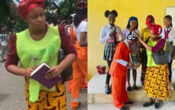 Nigerian Student Goes Viral for Dressing as 'Chosen Member' on Costume Day