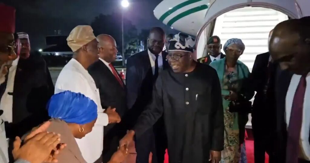 A Historic Return: President Tinubu Arrives in Lagos After Landmark UK Visit 1 17739982213863302171641562376139