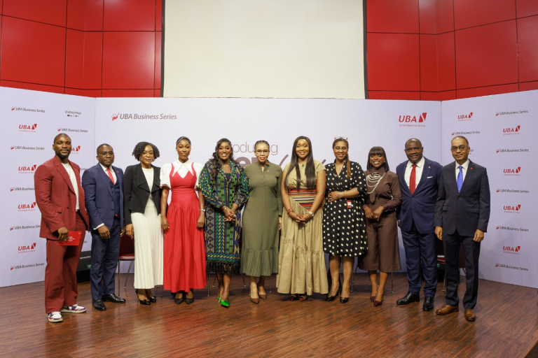 Head, Retail Products, UBA, Sotiloye; Entrepreneur, Davies; Founder, ORIKI, Awosika; Head, Brands, Marketing & Corp, UBA, Ladipo; Broadcaster, Arise TV, Mairo-Ese; Media Personality, Adeoye, & Exec Director Designate, Digital Banking, UBA, Lamptey