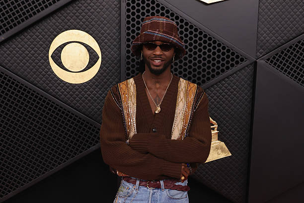 LOS ANGELES, CALIFORNIA - FEBRUARY 01: Omah Lay attends the 68th GRAMMY Awards on February 01, 2026 in Los Angeles, California. (Photo by John Shearer/Getty Images for The Recording Academy)