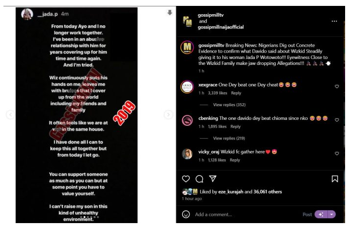 Netizens Uncover Evidence confirming Davido's Allegations Against Wizkid as a ‘woman beater’ 3 davido call wizkid woman beater