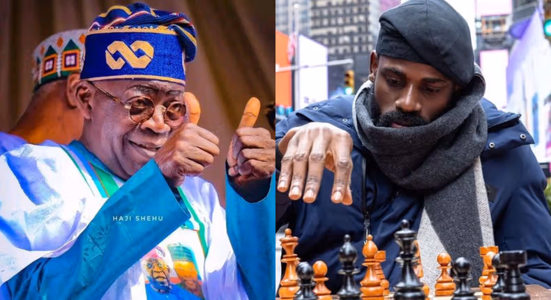 Tinubu celebrates Onakoya's ingenuity to set new Guinness World chess record