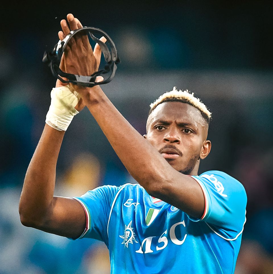 Nigerian Football Stars Shine Abroad: Hat-trick Hero Outshines Nwakali, Osimhen & Super Eagles Ace with 20 Goals 2 osimhen