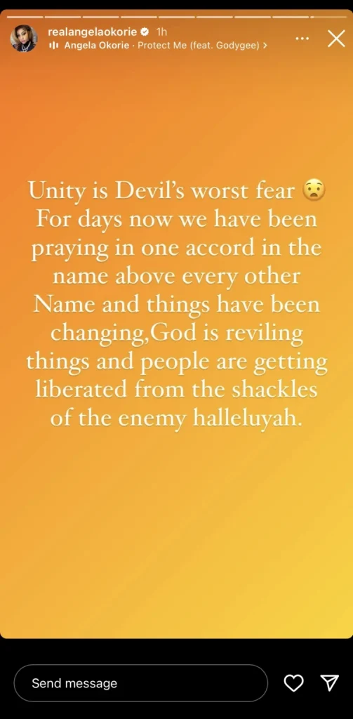 Angela Okorie Calls Out Mercy Johnson among Nollywood blood-sucking d3mons - “Time up for you After this prayers” 6 IMG 6817 755x1536 1