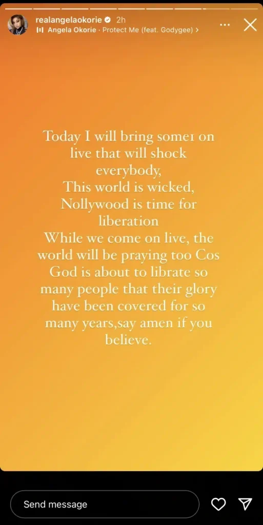 Angela Okorie Calls Out Mercy Johnson among Nollywood blood-sucking d3mons - “Time up for you After this prayers” 5 IMG 6818 768x1532 1