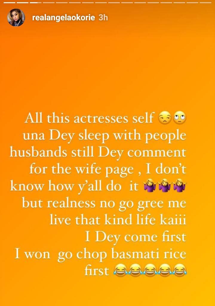 Angela Okorie Criticizes Actresses who sleep with married men 2 angela okorie