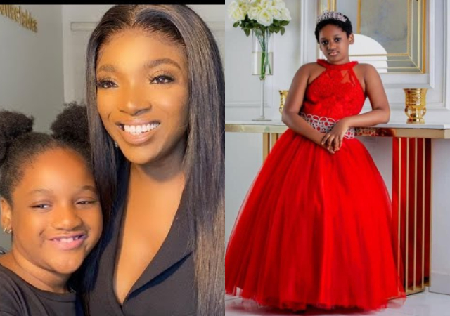 "I've Never Seen a Child So Determined" – Annie Idibia Celebrates Her 10-Year-Old Daughter, Olivia 1 Annie Idibia Celebrates Her 10-Year-Old Daughter olivia