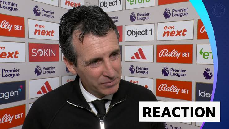 Unai Emery Vs Nothingham Forest 