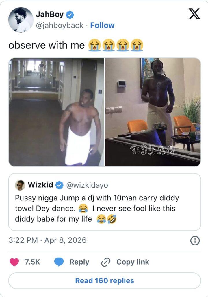 Wizkid Blasts Burna Boy Over DJ Tunez Fight, Trolls Him With Baby Oil Posts 2 IMG 2231