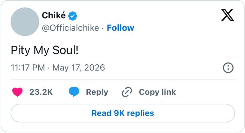 “Pity My Soul” — Chike Breaks Silence as Social Media Storm Over Frank Edoho Saga Intensifies 2 IMG 2888
