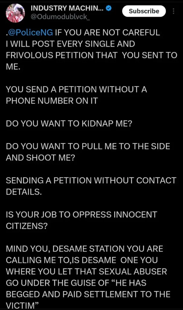 Odumodublvck Alleges Choc City Tried to Disrupt His European Tour With Police Petition 3 IMG 3171