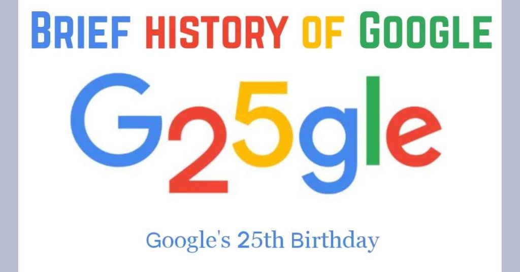 Googles 25th birthday 1 1